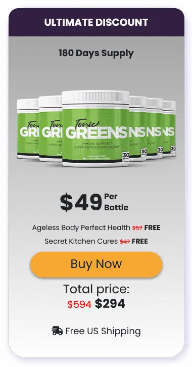Tonic Greens price 6 bottle