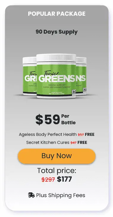 Tonic Greens price 3 bottle